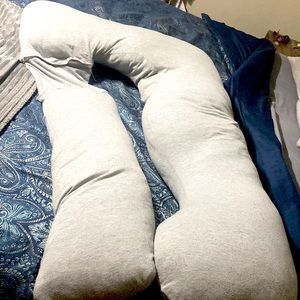 Pregnancy pillows great to help you sleep a little bit comfortably!!!